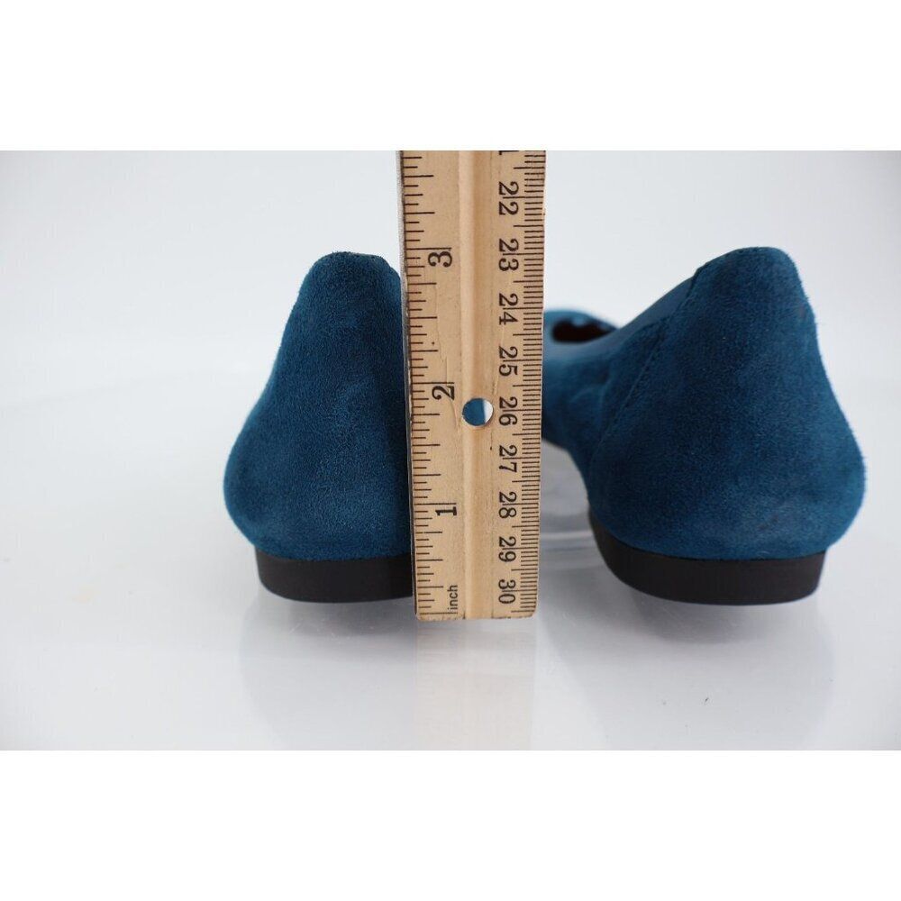 Vionic Anita Womens Ballet Flats Blue Suede Comfort Shoes Size 5 Orthotic - Picture 7 of 13